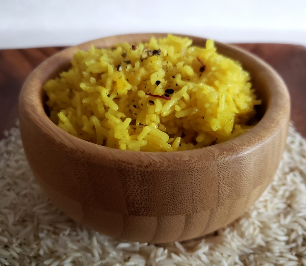 Saffron Spiced Golden Rice Svastha Ayurveda
