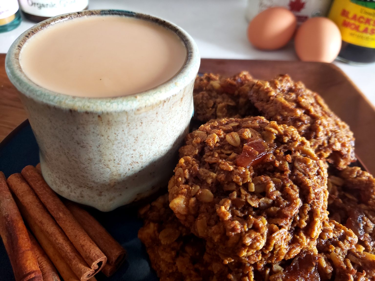 Soft & Chewy Oatmeal Date Molasses Cookies Svastha Ayurveda